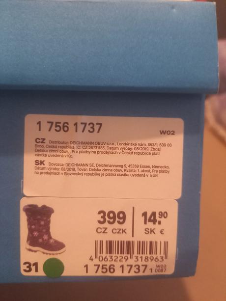 Cizmy snehule cortina, 31