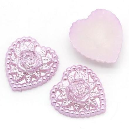 Ozdobné srdiečka 18x17 mm, 