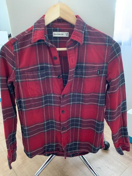 Košeľa karovana, abercrombie&fitch,128