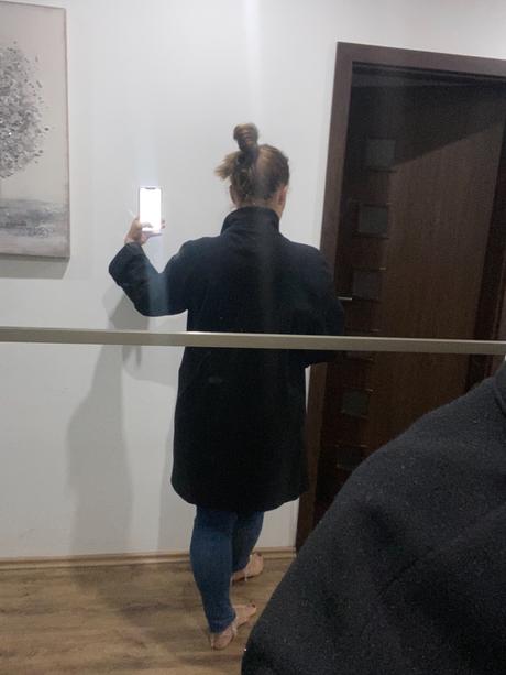 Teplejší oversize kabát, sako stradivarius, stradivarius,l