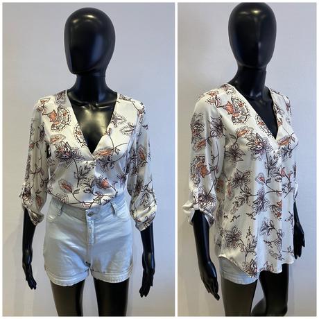 Dámska vzorovaná blúzka stradivarius (m), stradivarius,m