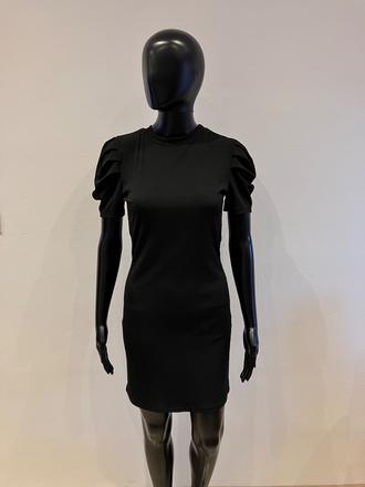 Dámske rebrované šaty s krátkym rukávom, m / s