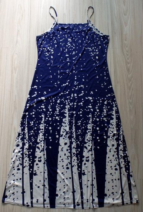 Elastické maxi šaty, v. l/xl, l