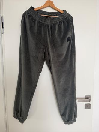 Oneill velúrové zelenošedé tepláky, l, l