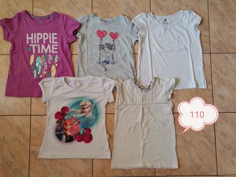 Tričká pre dievčatko, h&m,110