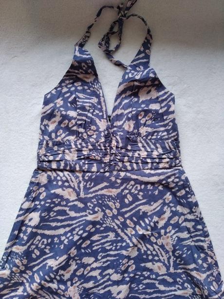 Letné šaty - modro-fialové, h&m,38
