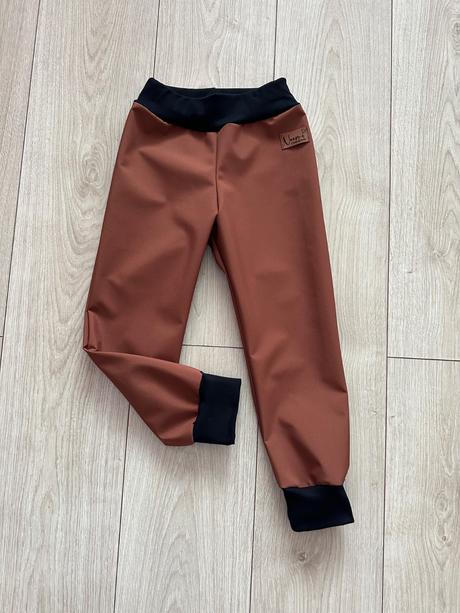 Jarne softshellove nohavice bez zateplenia, 92 - 140