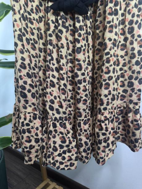 Next štýlové šaty s leopardím vzorom veľ. 116, next,116