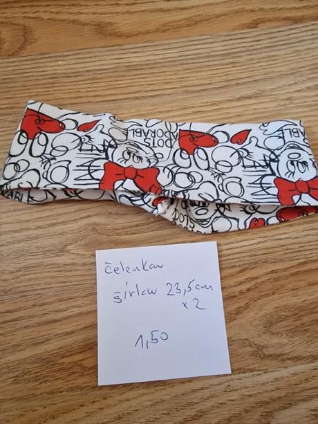 Čelenka minnie šírka 23,5 x 2, 56