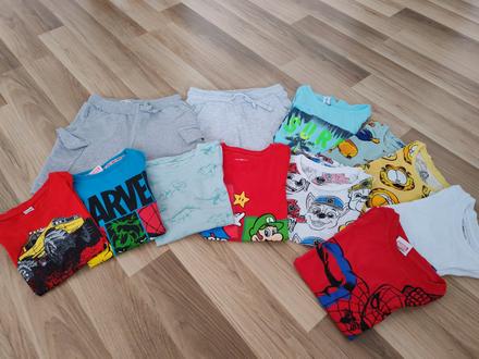 Tričká krátky rukáv 122, krátke nohavice, 122