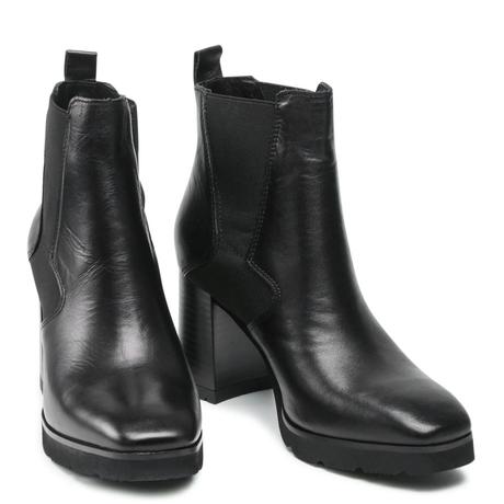 Dámske kožené čižmy na podpätku 22 220248 z, 36 / 37 / 40