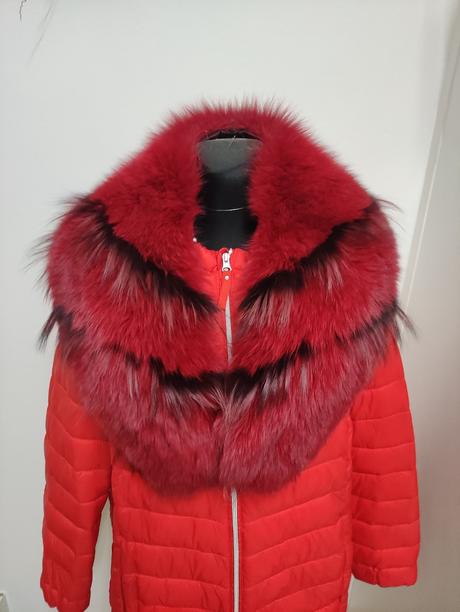 Bunda, golier pravá líška, xxxl