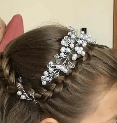 Vlasová ozdoba / čelenka s korálikmi,