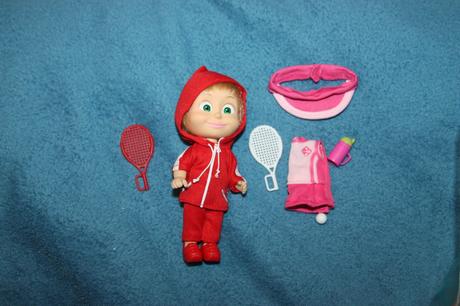 Masa tenistka - z rozpravky masa a medved,