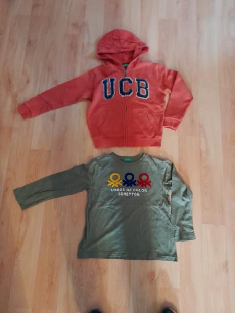 Mikina a tričko, benetton,122