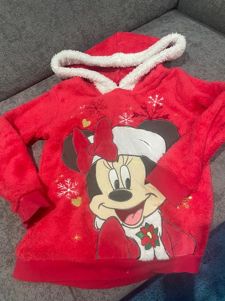 Plyšová mikina vianočná mickey, disney,128