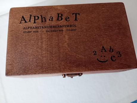 Drevené razítka- abeceda,