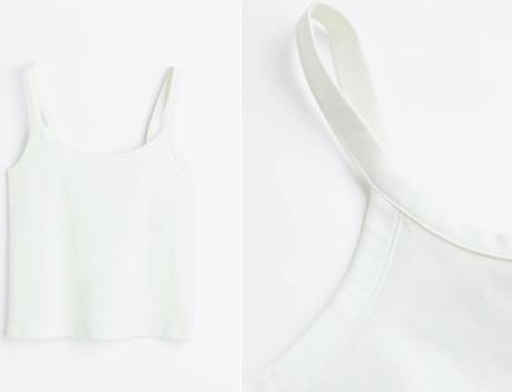 H&m divided krátke tielko vel.xs-s, h&m,34 / 36 / s / xs