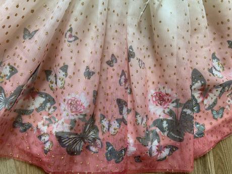 Motylikova sukna, c.110/116 +zadarmo cipkova sukna, h&m,110