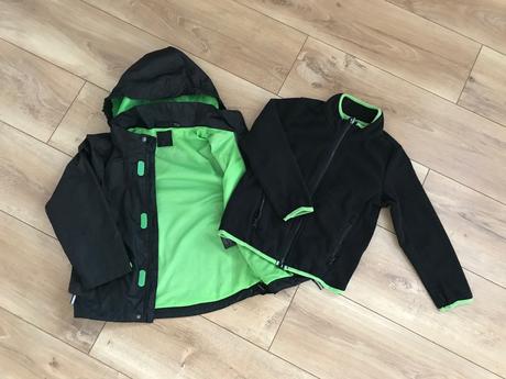 Nepremokavá bunda 2v1 crivit 110/116, crivit,110