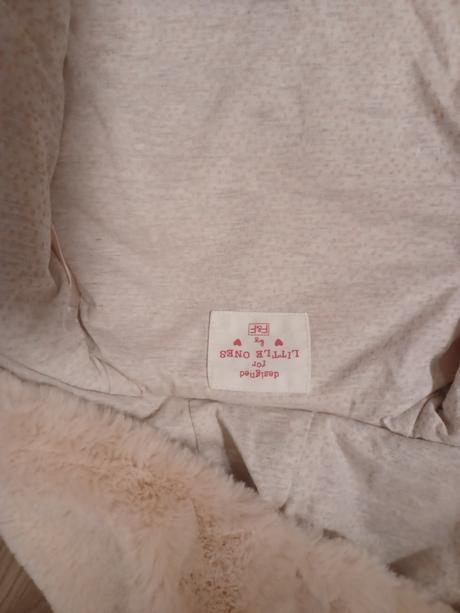 Zimný kožuštek-kabátik 62/68, f&f,62