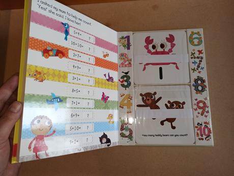 Pull the tab counting + flash cards 1-20,