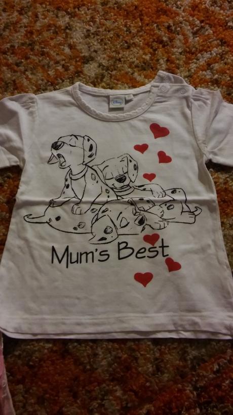 4 ks trička s kr. rukavom veľ. 2-4 roky, disney,98