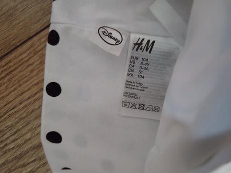 Nová dievčenská čiapka h&m 3-4 roky, h&m,104