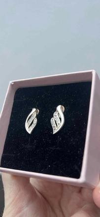 Strieborné náušnice, 