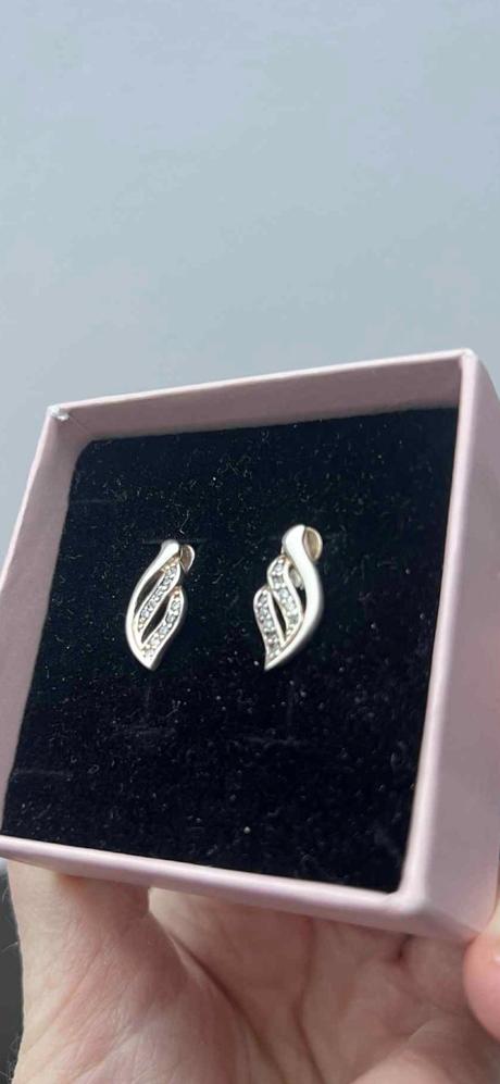 Strieborné náušnice, 