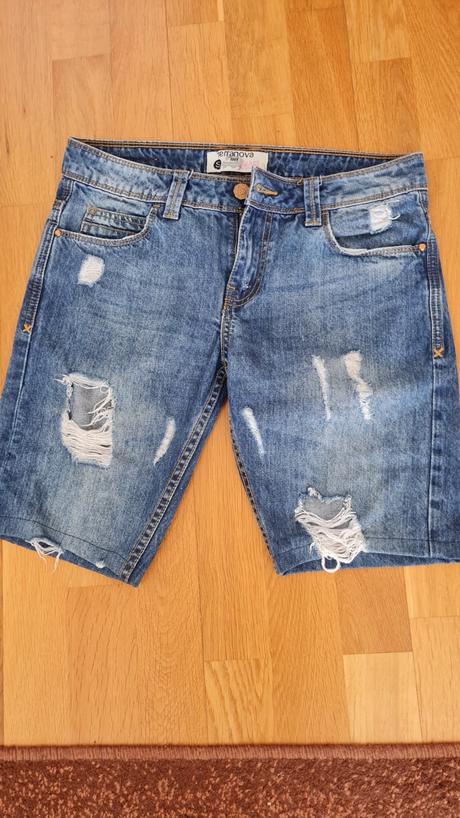 Krátke rifľové nohavice s, terranova,s