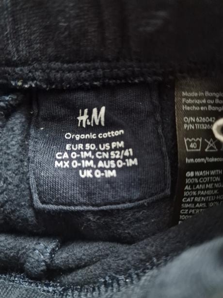 Body +teplaky  velkost 50, h&m,50