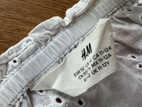 Biely top eyelets, h&m,134