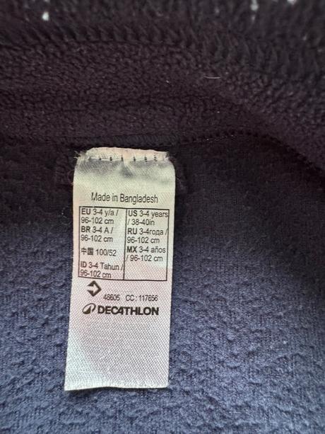 Flisová mikina 92, decathlon,92