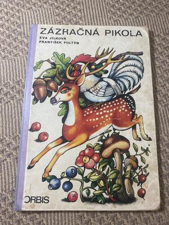 Staré retro leporelo zázračná pikola eva jílková,