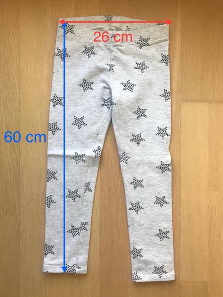 Bavlnené legíny, h&m,116