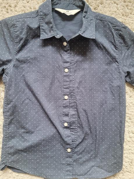 Kosele bodkovaný dvojicky, h&m,128