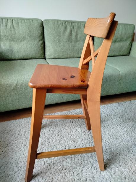 Detská vysoká stolička ikea ingolf,