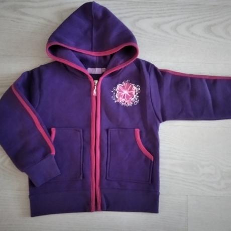 Fialova tepláková mikina, 122