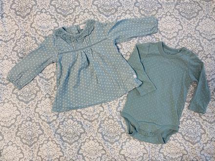 Body lindex 62 a tričko next 68(obe dobre dlhšie), lindex,68