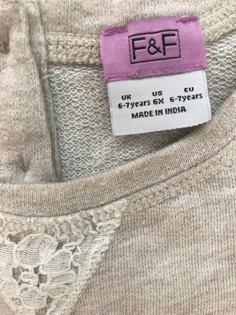 Mikina s čipkou, f&f,116