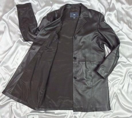 Kvalitný dámsky kožený kabát, tcm,40