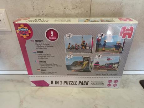 Fireman sam jumbo puzzle 9 in 1 puzzle pack, 