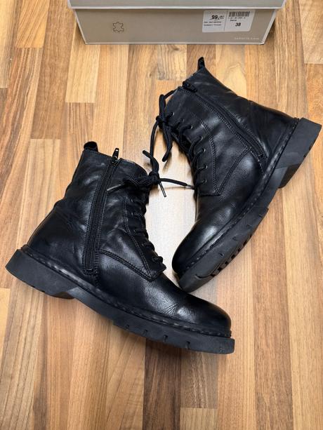 Kožené čižmy, tamaris,38