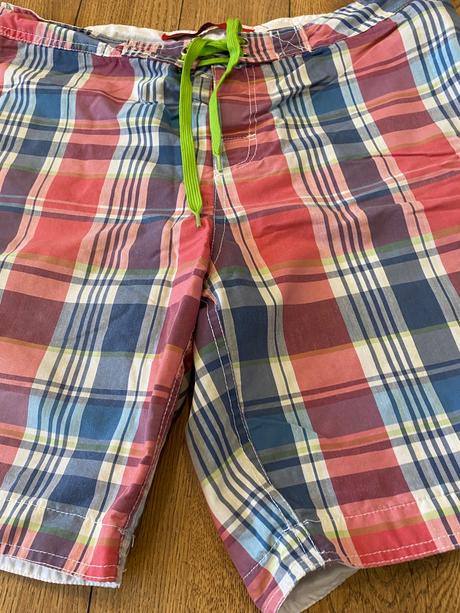 Kockované plavky / šortky, xl