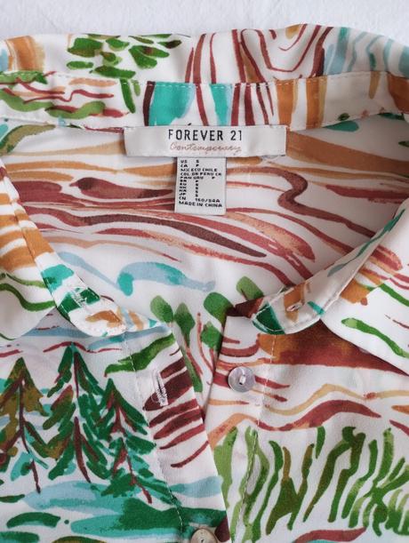 Košeľa s unikátnym vzorom, s