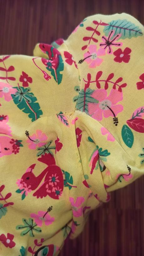 Letne nohavice s papagajom a plameniakom, pepco,98