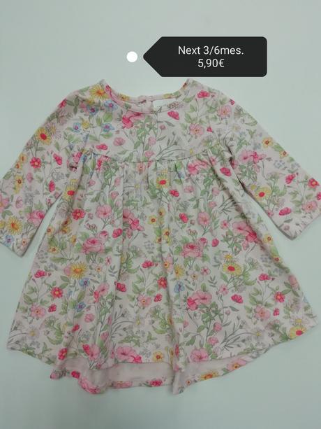 Kvetinové bavlnené šaty, next,68