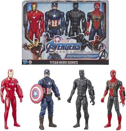 Avengers sada 4 figúrok 30cm spiderman iron hasbro,