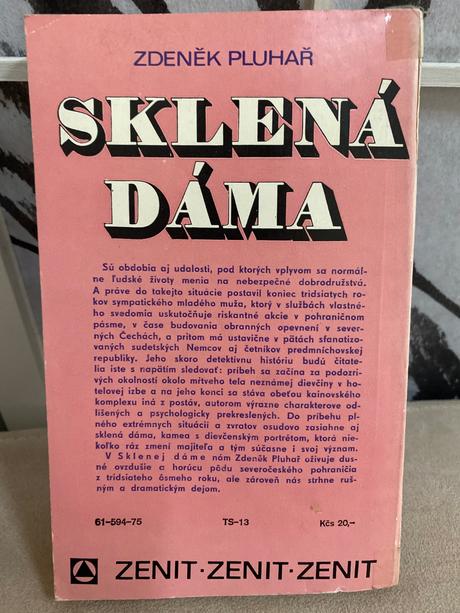 Kniha- sklenená dáma, 